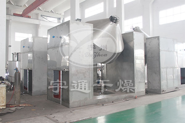 色母粒（尼龍粒、工程塑料粒子）雙錐回轉真空干燥機